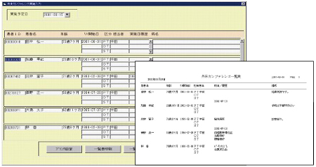 外来カンファレンス入力