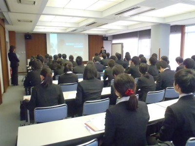 2011年の会社説明会の様子